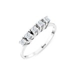 Load image into Gallery viewer, 0.34 Karat GH SI Diamond Five Stone Ring