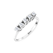 0.26 Karat GH SI Diamond Five Stone Ring