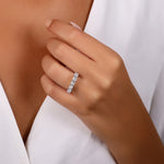 Load image into Gallery viewer, 1.14 Karat GH SI Diamond Five Stone Ring