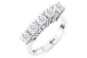 1.14 Karat GH SI Diamond Five Stone Ring