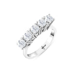 Load image into Gallery viewer, 1.14 Karat GH SI Diamond Five Stone Ring