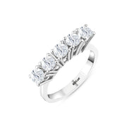 1.14 Karat GH SI Diamond Five Stone Ring