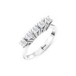 Load image into Gallery viewer, 0.50 Karat GH SI Diamond Five Stone Ring