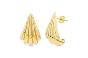 14ct Shell Gold Design Earrings