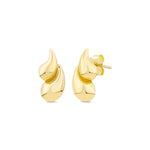 Load image into Gallery viewer, 14ct Teardrop Gold Design Earrings