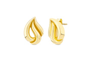 14ct Crocus Design Gold Earrings