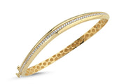 14ct Cosmos Cuff Gold Bracelet