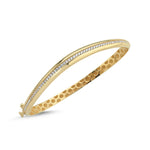Load image into Gallery viewer, 14ct Cosmos Cuff Gold Bracelet
