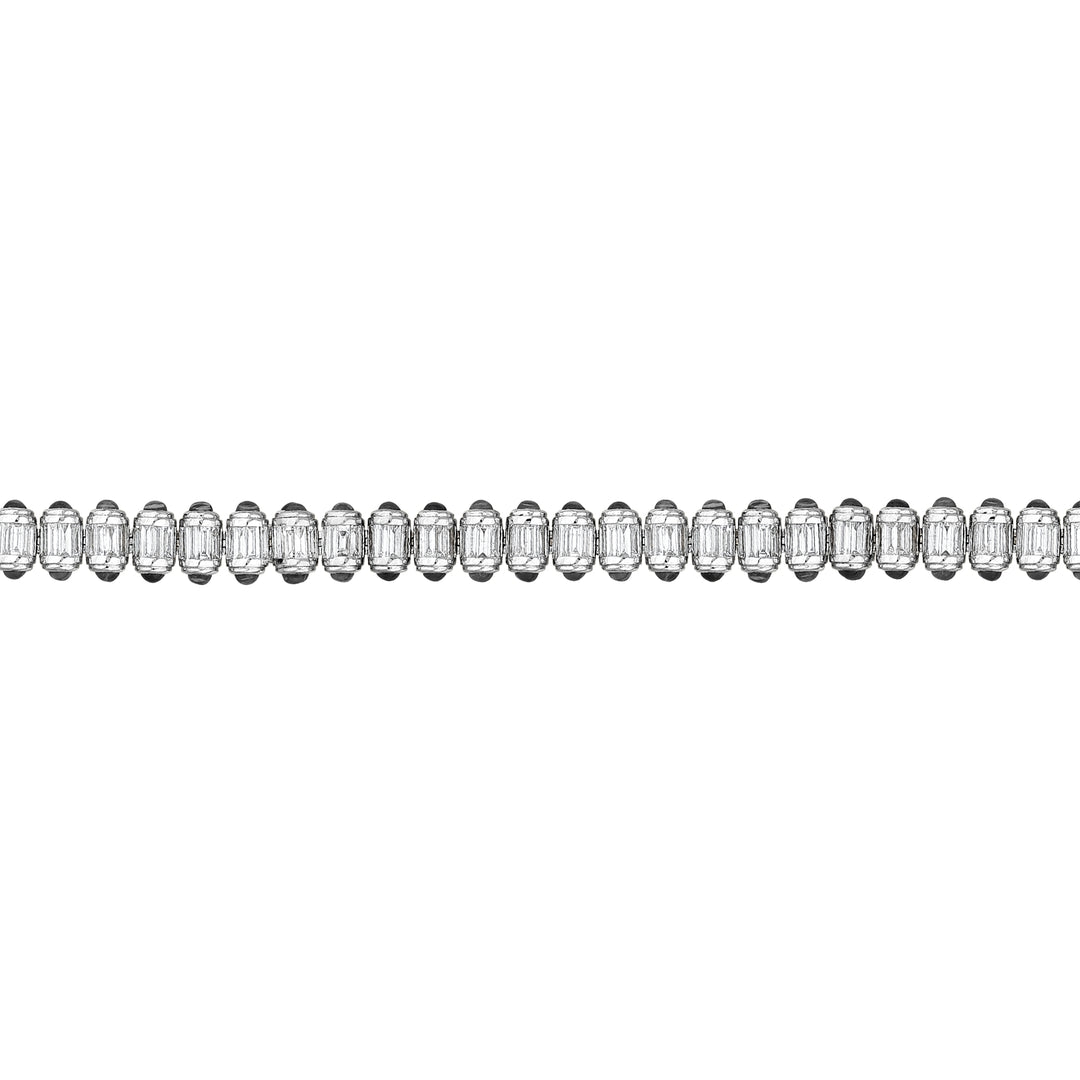 5.99 Karat Diamond Baguette Bracelet