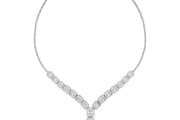 5.21 Karat Baguette Diamond Necklace