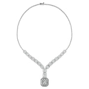 5.21 Karat Baguette Diamond Necklace