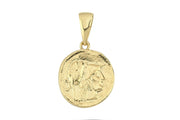 14ct Antik Roma Figurlu Gold Pendant (Chain Not Included)