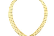 14ct Daffodil Design Gold Collar Gold Necklace