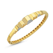 14ct Freesia Design Gold Bracelet