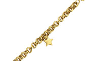 14ct Stars Design Gold Bracelet