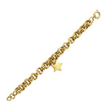 Load image into Gallery viewer, 14ct Stars Design Gold Bracelet