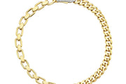 14ct Anemone Design Gold Necklace