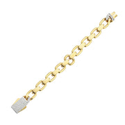 14ct Anemone Design Gold Bracelet