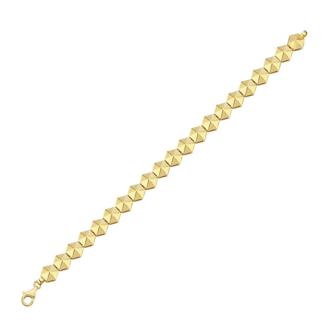 14ct Acacia Design Gold Bracelet