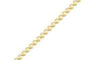 14ct Aster Design Gold Bracelet