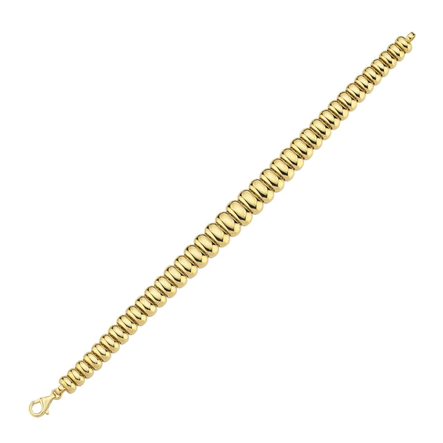 14ct Azalea Design Gold Bracelet