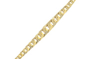 14ct Lilac Design Gold Bracelet