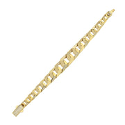 14ct Lilac Design Gold Bracelet
