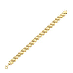 Load image into Gallery viewer, 14ct Lily Design Gold Bracelet