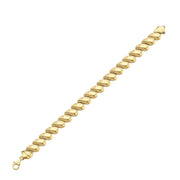 14ct Lily Design Gold Bracelet
