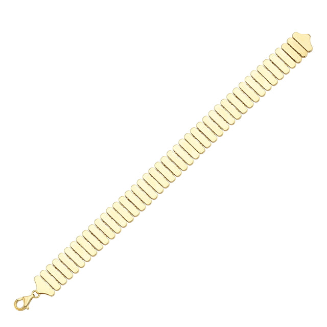 14ct Jasmine Design Gold Bracelet