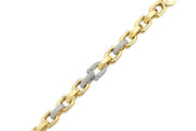 14ct Hyacinth Design Gold Bracelet