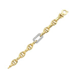 Load image into Gallery viewer, 14ct Celosia Design Gold Bracelet