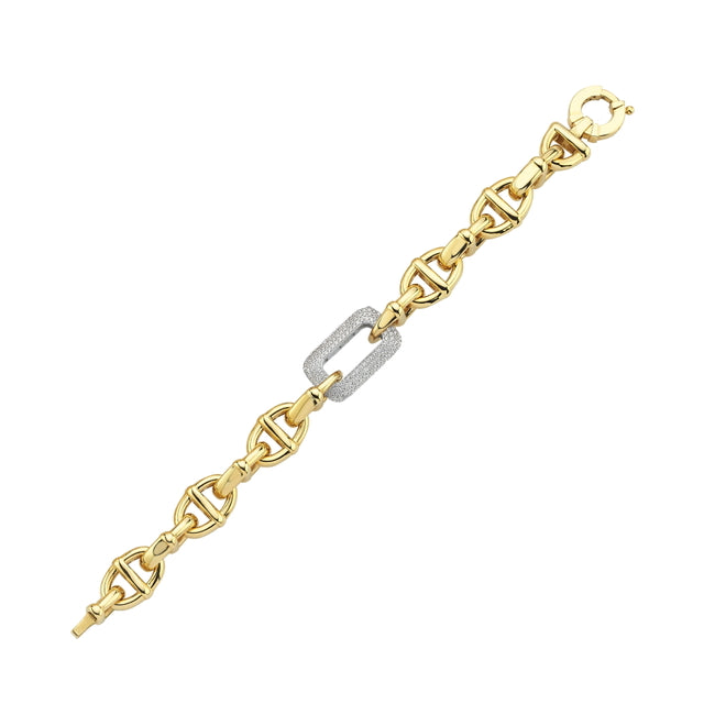 14ct Celosia Design Gold Bracelet