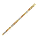 Load image into Gallery viewer, 14ct Gladiolus Design Gold Bracelet