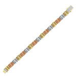 Load image into Gallery viewer, 14ct Carnation Design Gold Bracelet