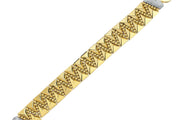 14ct Violet Design Gold Bracelet