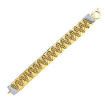 Load image into Gallery viewer, 14ct Violet Design Gold Bracelet
