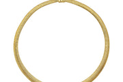 14ct Moss Design Gold Necklace Collar
