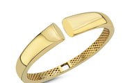 14ct Camellia Design Gold Cuff Gold Bracelet