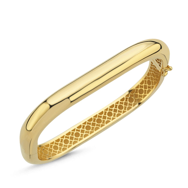 14ct Lotus Design Gold Cuff Gold Bracelet