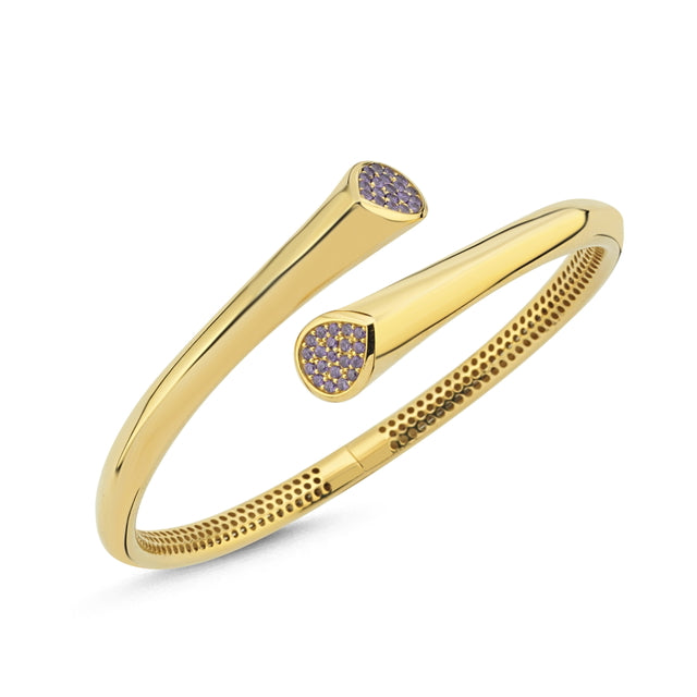 14ct Poppy Design Gold Cuff Gold Bracelet