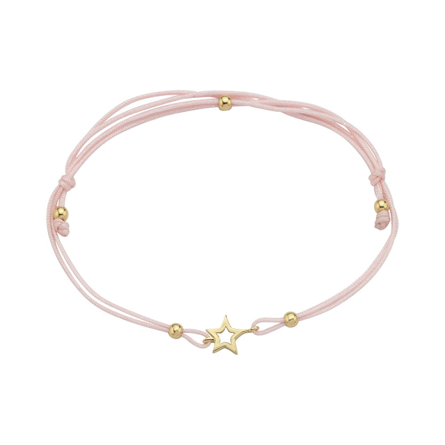 14ct Star Motif Gold Bracelet