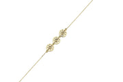 14ct Cicekli Design Gold Bracelet