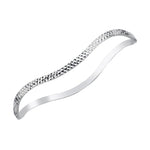 Load image into Gallery viewer, 22ct 12 g Kristal Beyaz Ajda Bangle