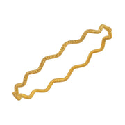 22ct 10 g Zigzag Patterned Ajda Bangle