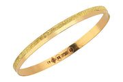 22ct 10 g Glitter Polished Kibrit Copu Bangle