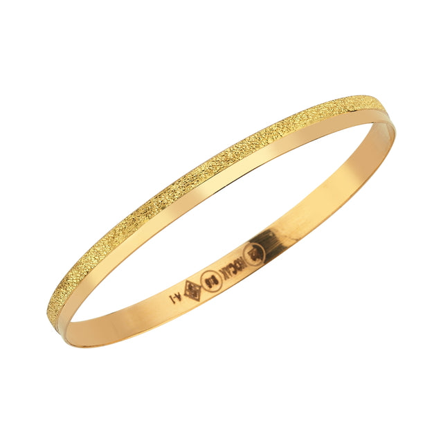 22ct 10 g Glitter Polished Kibrit Copu Bangle