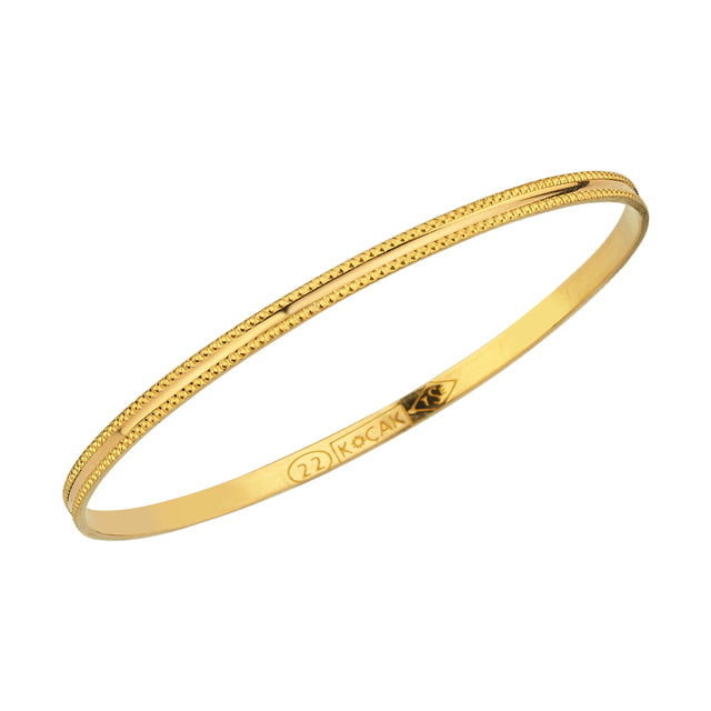 22ct 10 g Oluklu Design Kibrit Copu Bangle