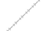 3.07 Karat Baguette Stone Set Diamond Bracelet