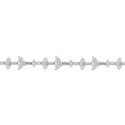 3.07 Karat Baguette Stone Set Diamond Bracelet